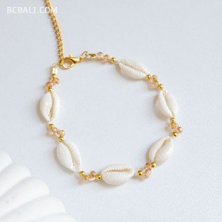 New Design Real Shell Bracelet by Balinese Artisans